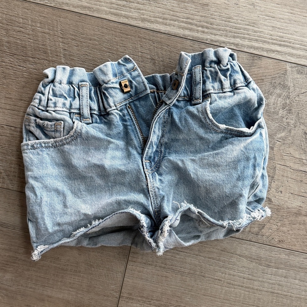 Brand new baby gap denim shorts